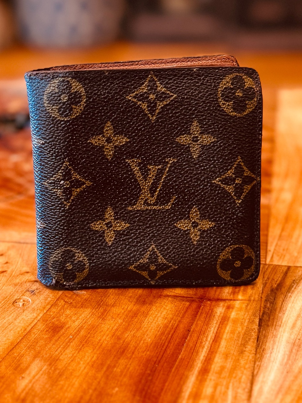 Louis Vuitton’s men’s monogram canvas bifold wallet, vintage 1999